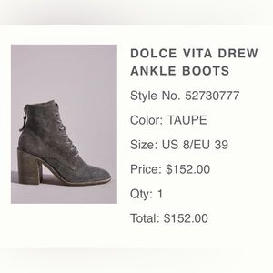 Dolce Vita Drew Ankle Boots